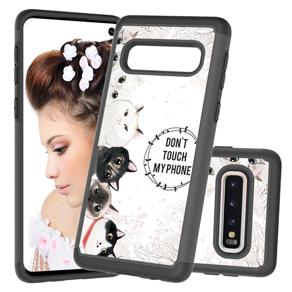 Прочный армированный чехол для coque LG Aristo 2 Plus PC + Кремниевая искусственная кожа Stylo