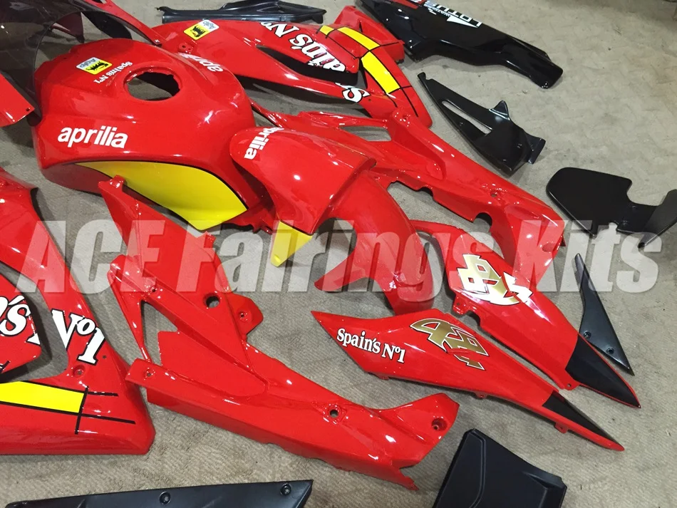 

New Injection molding Fairing Kit Fit for Aprilia RS125 06 07 08 09 10 11 RS4 RSV 125 2006--2011 Fairings set Custom red 48