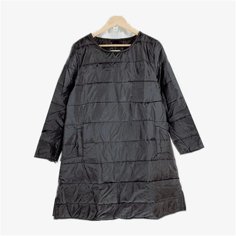 Wide stripe Женское модное пальто зимняя куртка женская верхняя одежда длинная стеганая куртка женская стеганая парка плюс размер 5xl 6xl 7xl пальто - Цвет: Wide stripe