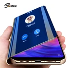 Умный зеркальный флип-чехол для Xiaomi Redmi K20 Note 4 5 6 7 8 9 9S 4X 8T 7A 8A 9A 9C Mi Note 10 CC9 9T POCO F1 X3 NFC F2 Pro, чехол