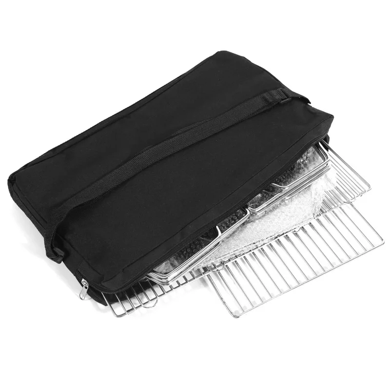 Горячая Распродажа уличный гриль для барбекю из нержавеющей стали складная