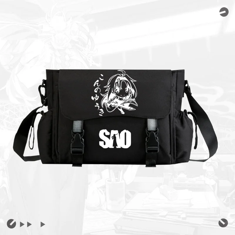 

Anime Sword Art Online Crossbody Casual Bags School Bag Unisex Messenger Bag Fashion Shoulder Bag