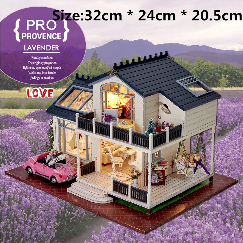 Кукольный домик сделай сам Миниатюрная игрушка-пазл креативные кукольные домики