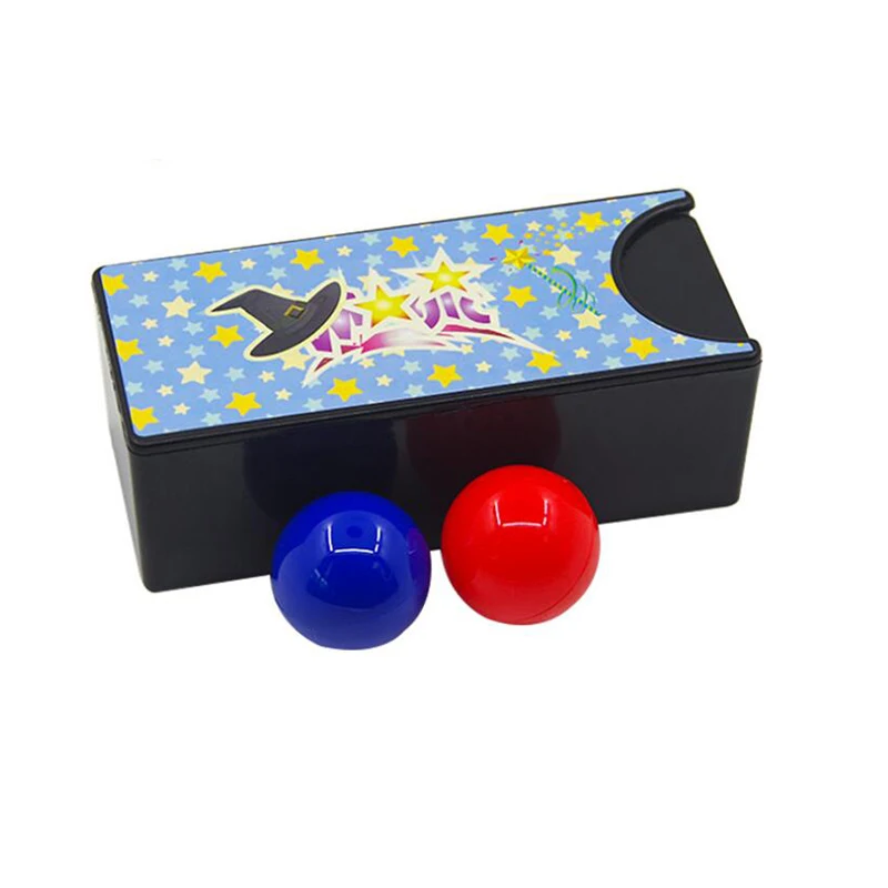 

Miracle Box Red Becomes Blue Ball Magic Tricks Props Toys Close up