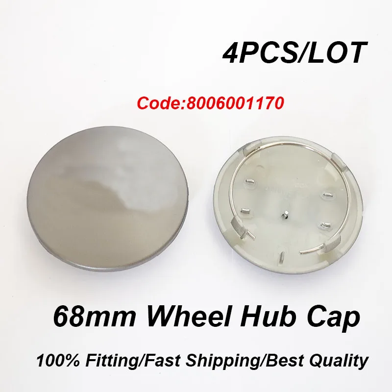 

4pc 68mm Auto Wheel Center Centre Caps Car Hub Emblem Cover 6.8cm For A1 A2 A3 A4 A5 A6 A7 A8 Q1 Q3 Q5 Q7 TT R8 RS SQ5