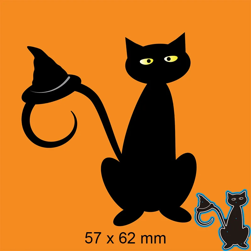 

Пресс-формы Cat, новые металлические трафареты, бумажная бумага для самостоятельного заказа, брикет 57*62 мм