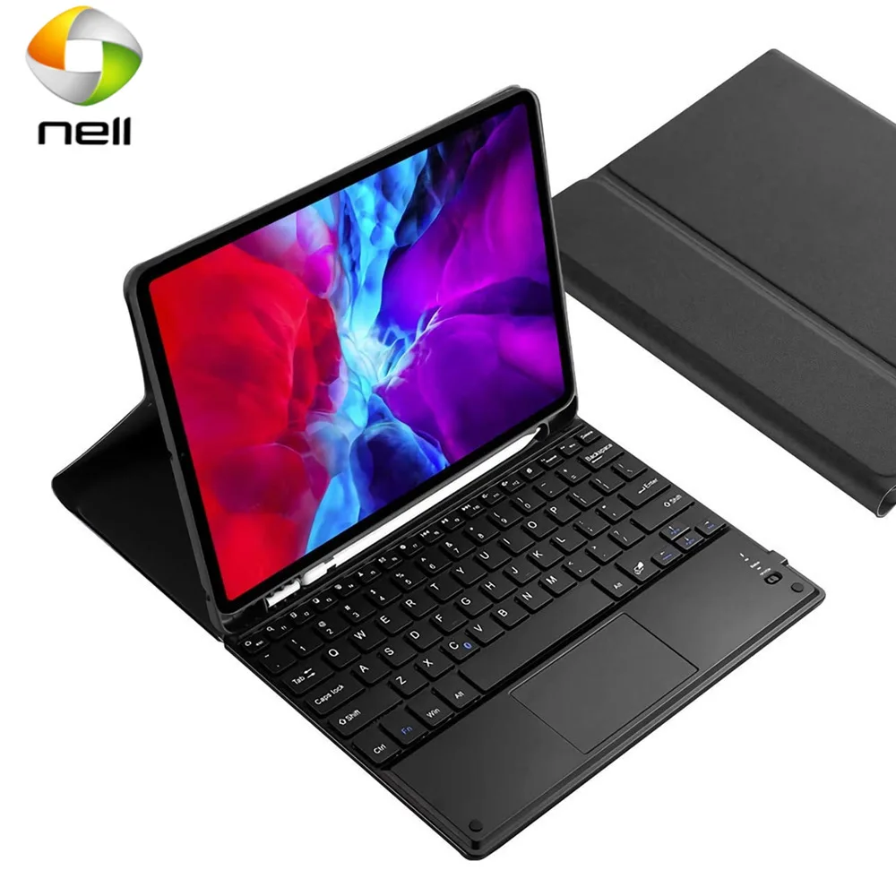 

iPad Pro 11 Keyboard Case 2020, Touchpad Detachable Keyboard [Support Apple Pencil Charging] ipad pro 12.9 Keyboard Case shell