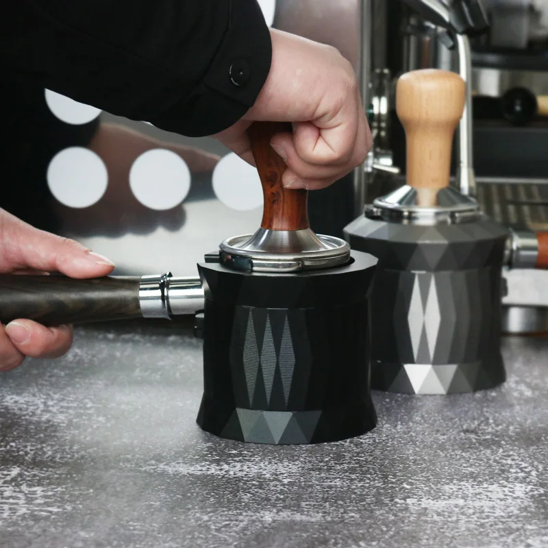 

Aluminum Alloy Filling Seat Coffee Machine Supporting Equipment Coffee Powder Seat 63mm Coffee Machine Powder Pressing Pad New