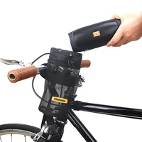 mtb bike kettle bag road bicycle golf speaker hanging holder pouch handlebar bottle mesh bag cycling equipment