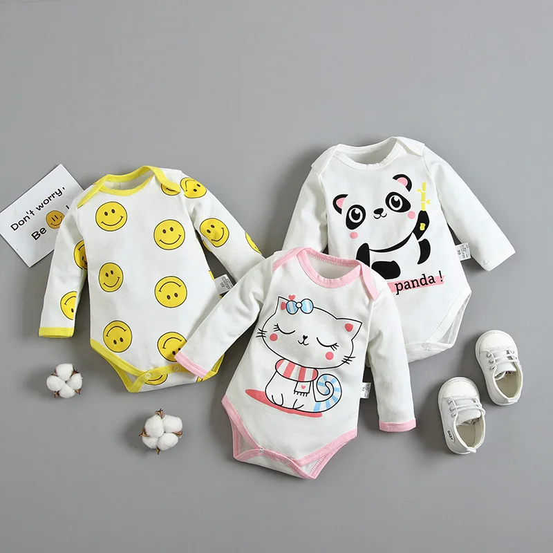 Комбинезоны для новорожденных одежда маленьких девочек мальчиков Roupas Bebe