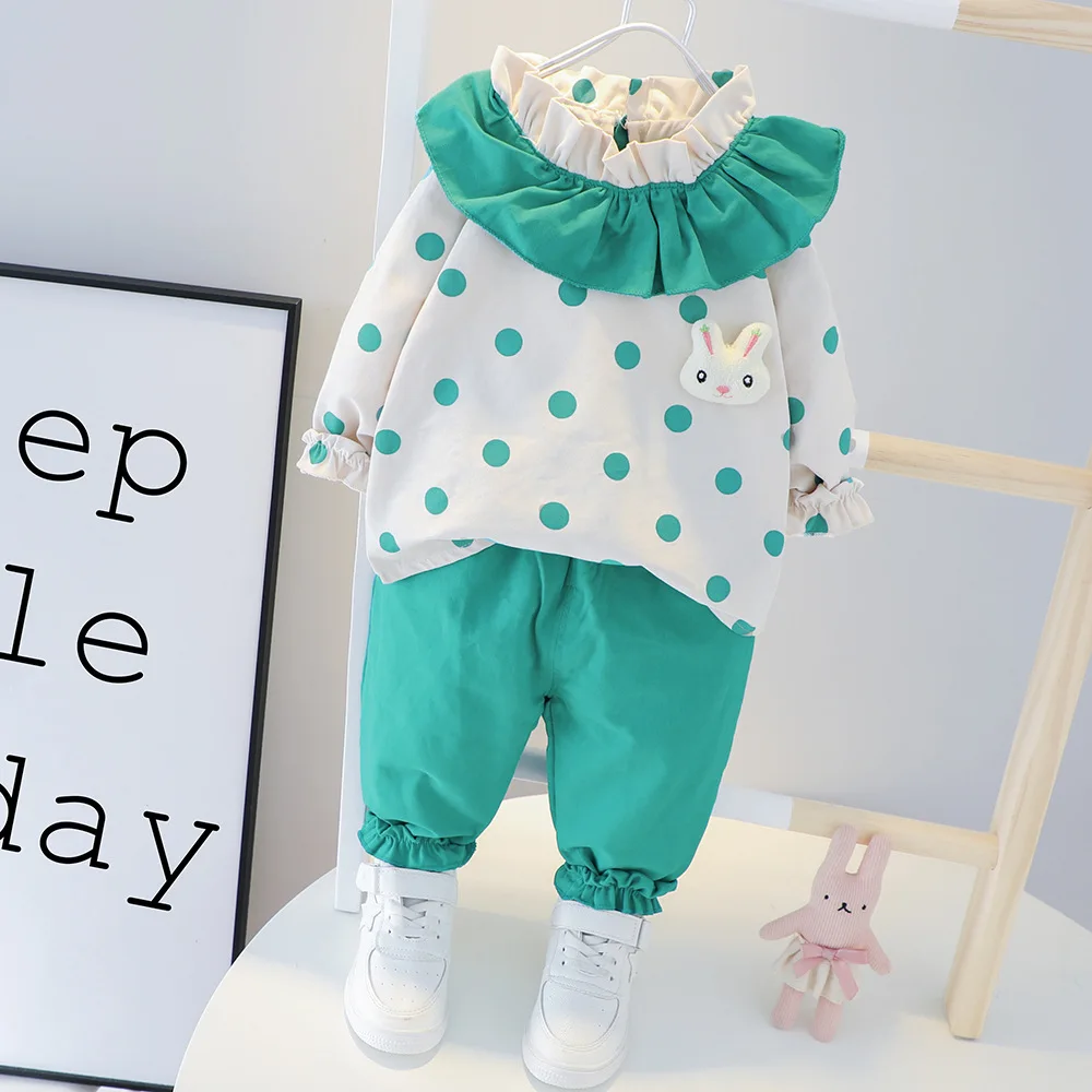 LZH/2020 осенняя одежда для малышей комплект одежды маленьких девочек От 1 до 4 лет