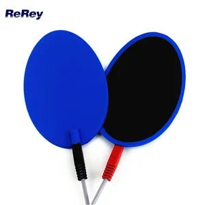 10 шт. электродные прокладки заменить для Tens цифровой терапевтический аппарат EMS массажер стимулятор нервных мышц облегчение боли 2 мм pin