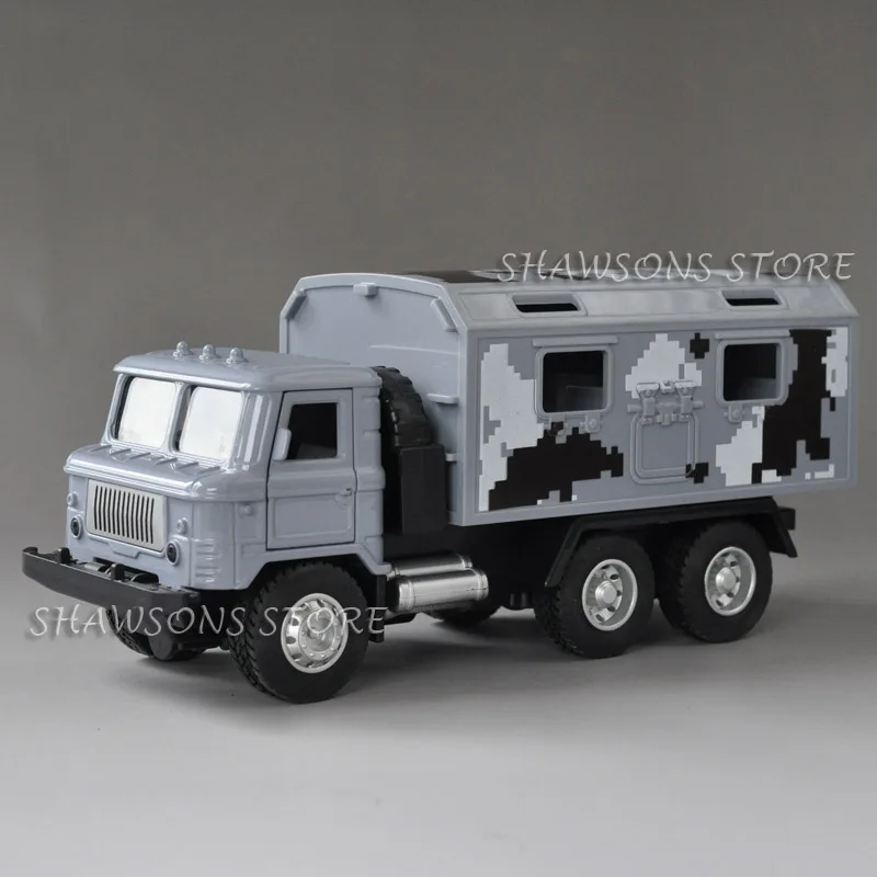 1:43 Масштаб литой военная модель игрушка советский GAZ 66 грузовых автомобилей