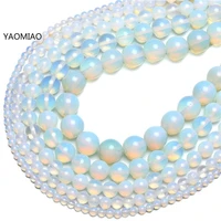 natural stone opal beads opalite 4681012mm fit diy make up charms beading beads for jewelry making accessories free shipping