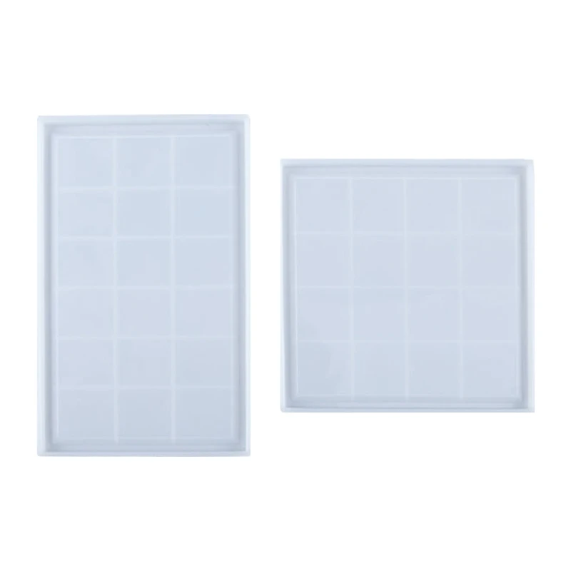 

DIY Crafts Decor Cup Mat Crystal Epoxy Resin Mold Tray Coaster Silicone Mould