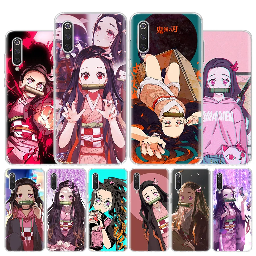 

Demon Slayer Kamado Nezuko Cover Phone Case For Xiaomi Redmi Note 10 10S 9 9S 8 8T 11 Pro 7 6 5A 9A 9T 9C 7A 8A Soft Coque