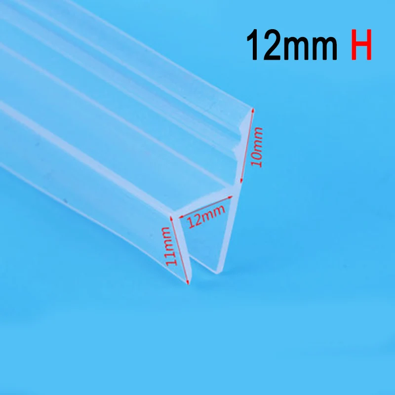 Новая стеклянная дверная лента F/U/H уплотнительная силиконовая резина прокладка