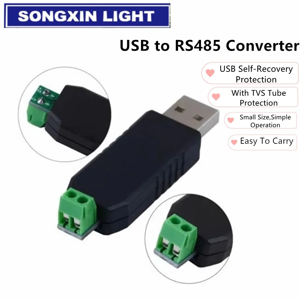 50 шт. Новый SX USB к RS485 485 конвертер адаптер Поддержка Win7 XP Vista Linux Mac OS