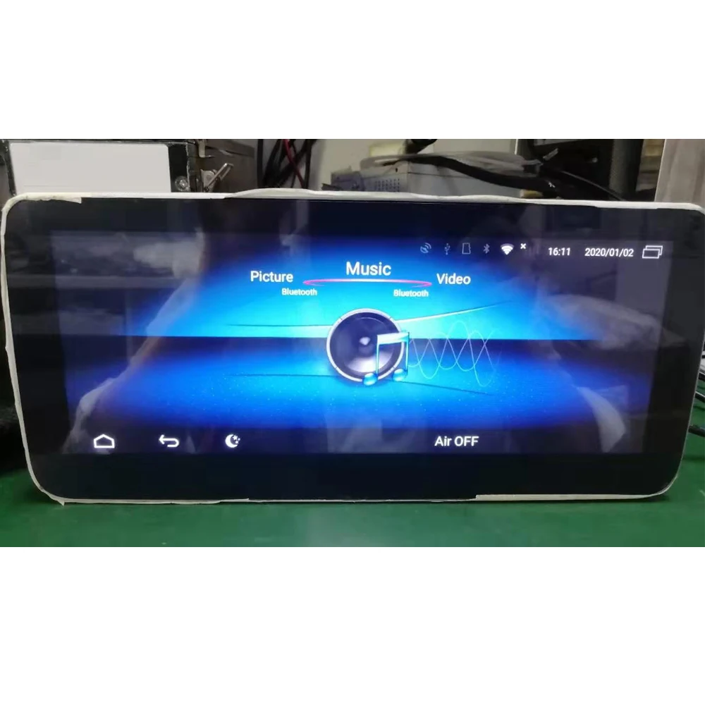 Автомобильная система управления Qualcomm Android 10 экран стерео дисплей для Benz B CLass W246