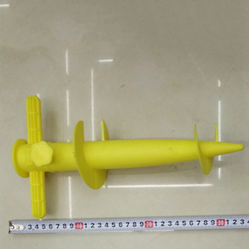 

6Pcs Beach Umbrella Stand Spike Fishing Pole Sun Umbrella Base Plug Accessories Ground Anchor Beach Umbrella Plug