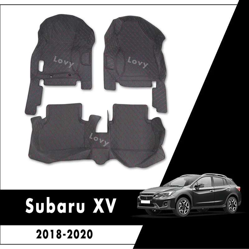 Автомобильные коврики для subaru XV 2018 2019 2020 коврик из искусственной кожи объемный