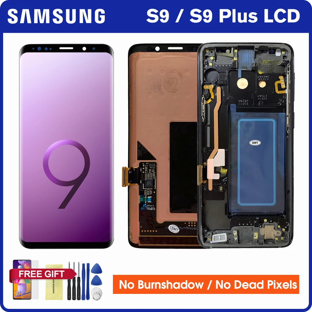 Оригинальный экран для SAMSUNG Galaxy S9 G960 ЖК-дисплей сенсорный дигитайзер Запчасти Plus