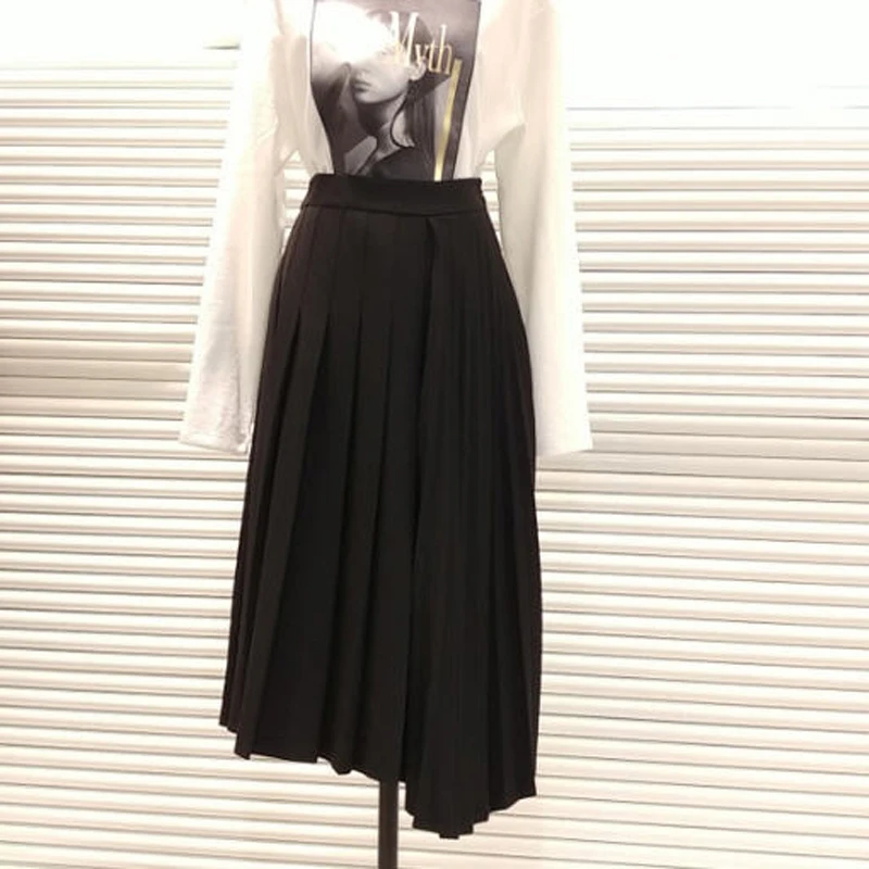 black skirt Весна Осень корейский женский однотонный Повседневный блейзер с поясом женский Блейзер Пальто офисный женский однобортный Блейзер Jc2845 - Цвет: black skirt