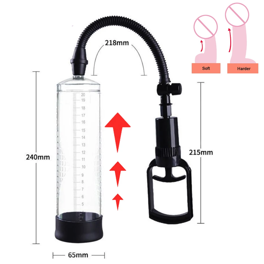 Насос для пениса секс-игрушки мужчин Мужской мастурбатор удлинитель вакуумный