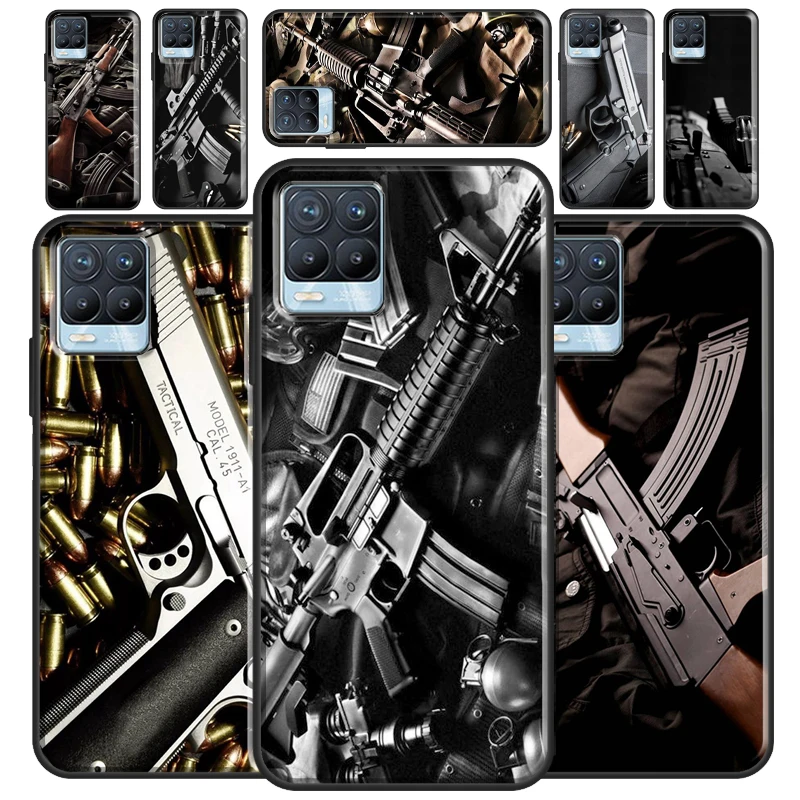 Пистолет-пули AK47 Handgun для Realme 9i 8i 8 Pro C21 GT Master Neo2 чехол телефона OnePlus 10 9 9R 8T Nord 2 |