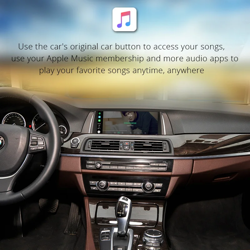 Yeesite wifi беспроводная Apple Carplay автомобильная игра Android Авто зеркальное зеркало