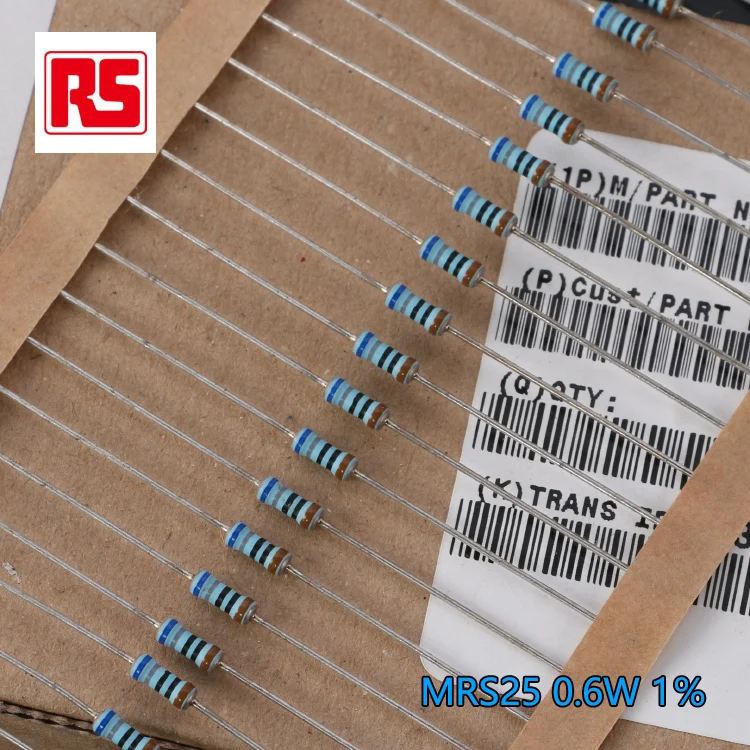 50 шт. VISHAY BC MRS25 0 25 вт 1/4 10K-91K 1% медный ножной металлический пленочный аудио резистор
