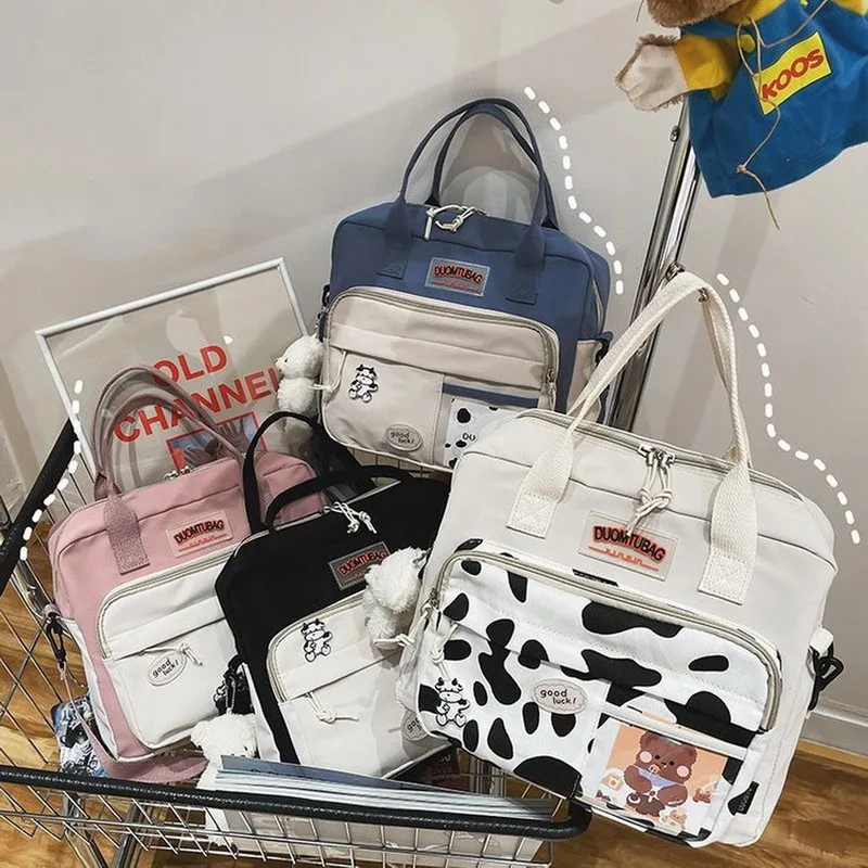 

Woomen Small Backpack Cute Cow Print Bag Mini Schoolbag For Students Female Students Casual Travel Backpack Fashion Laptop Bags