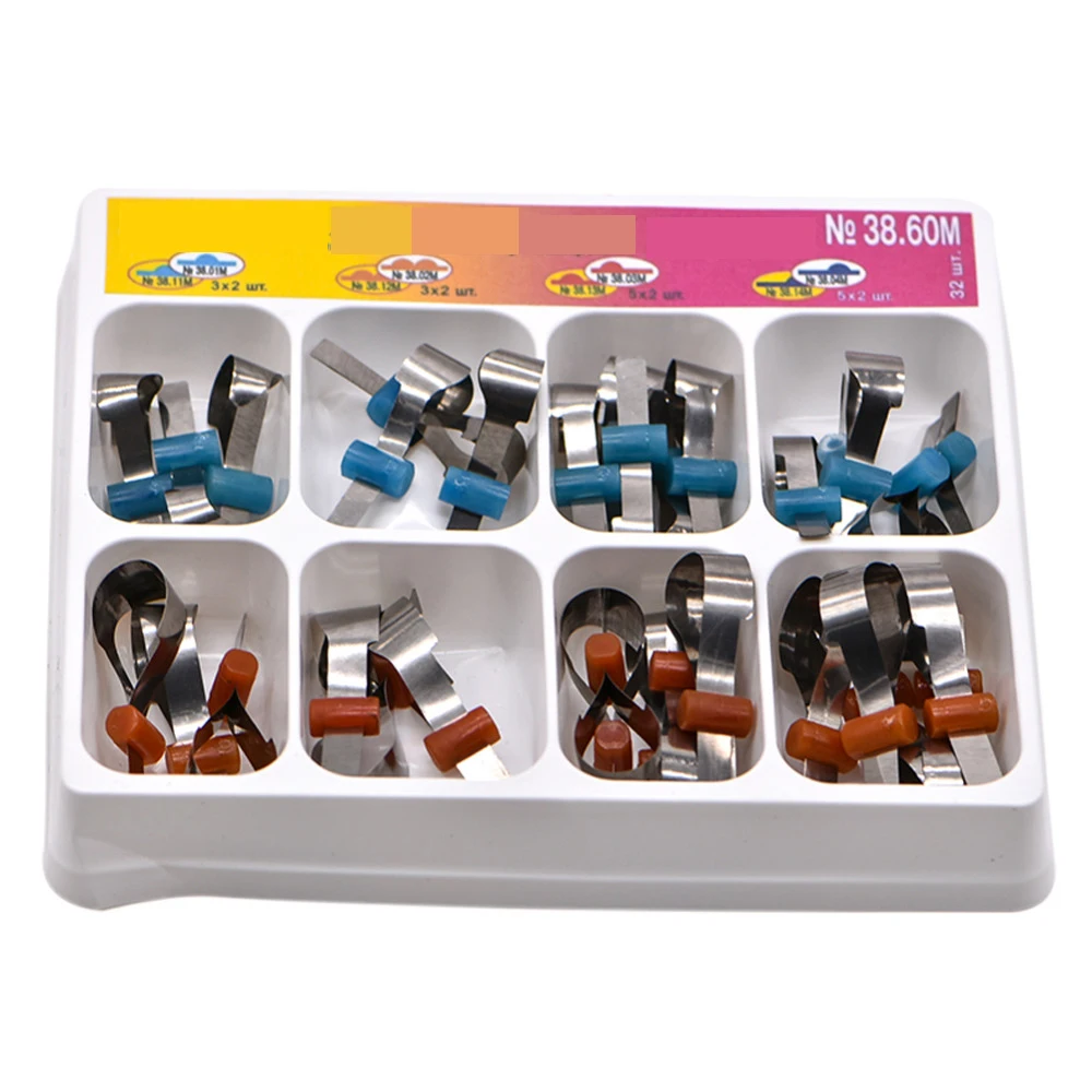 32 шт. автоматические металлические резинки для зубов| |