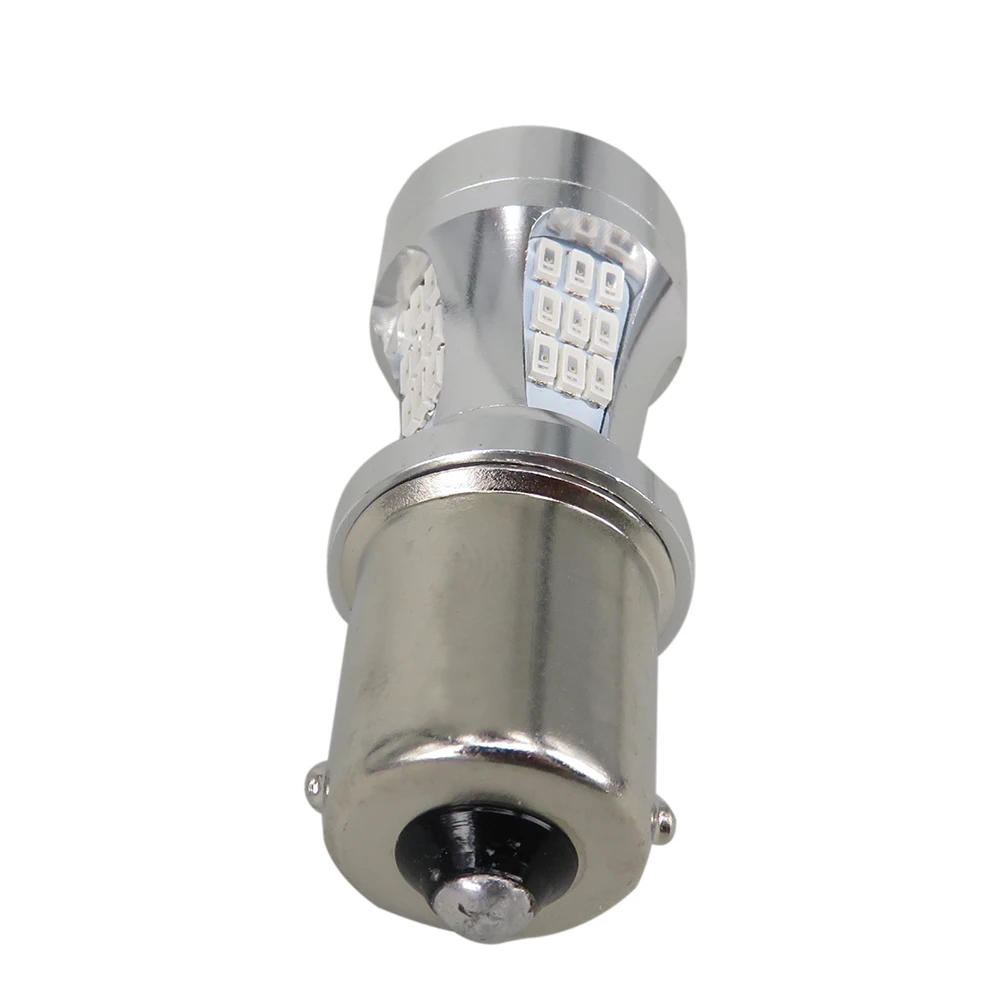 WLJH 2x 800lm 12V 24V 3014 Светодиодный чип 1156 BA15S P21W S25 светодиодный автомобильный