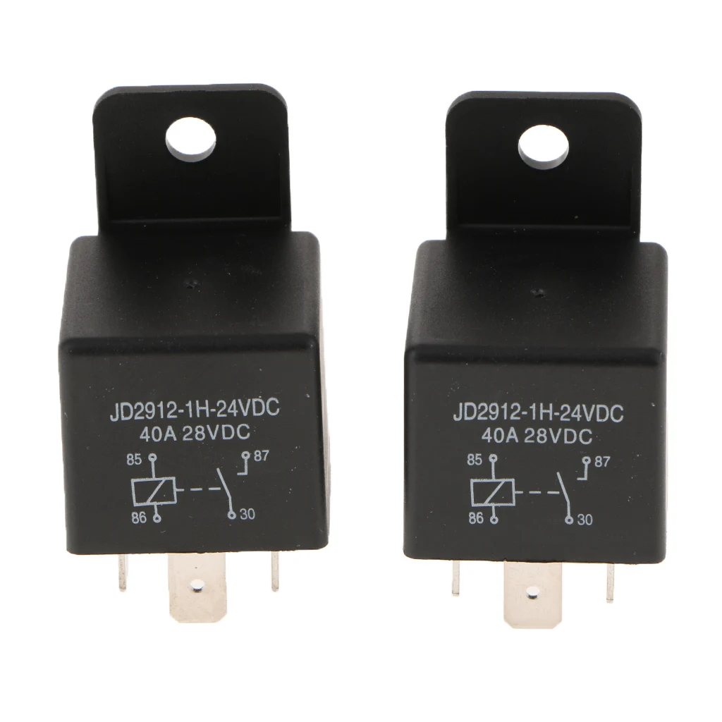 2 шт. реле для размораживания топливного насоса 24 В 4Pin 40Amp SPST|Переключатели и