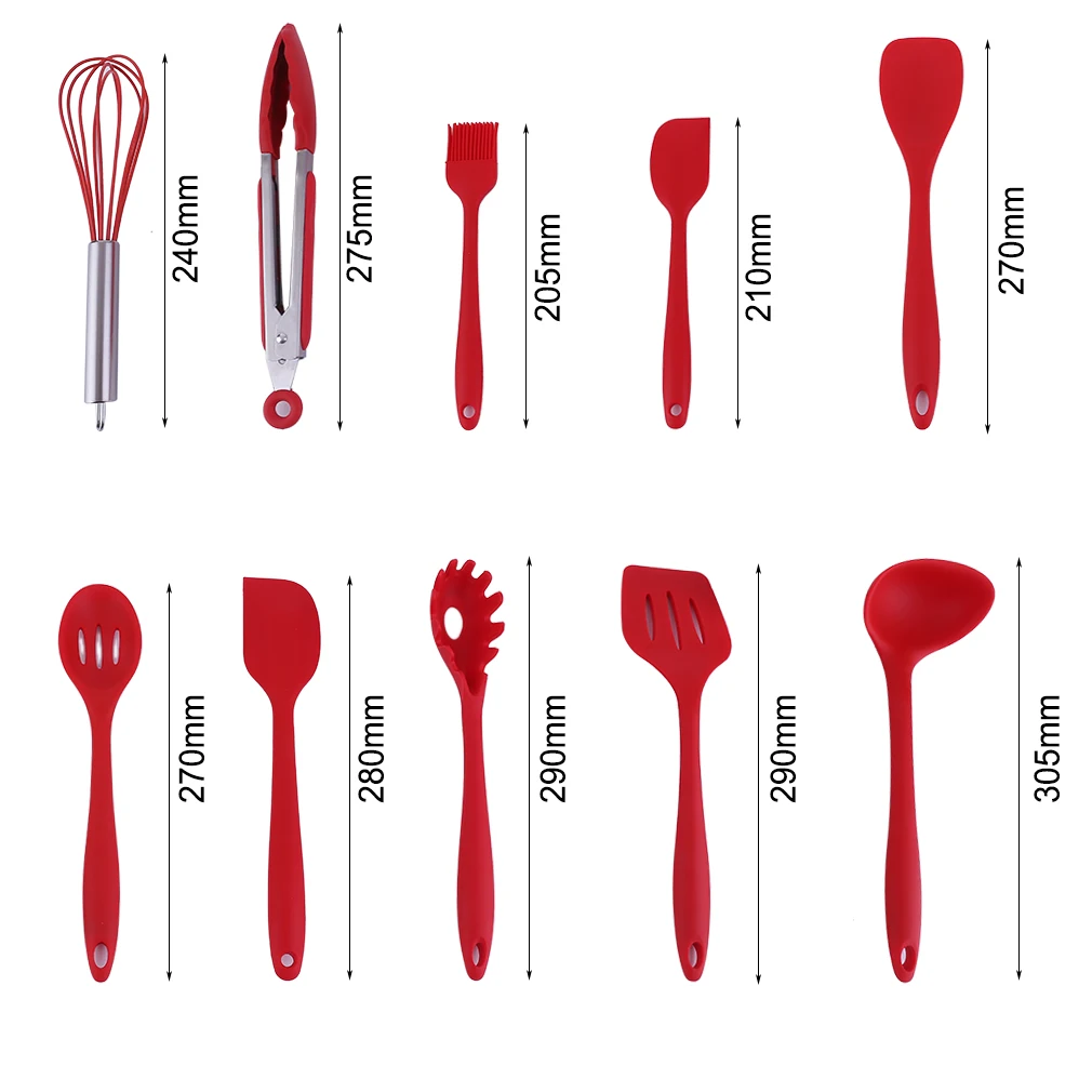 

10 Piece/SET Home Kitchen Silicone Cooking Utensil Set High Temperature Resistant Kitchen Tool Set Cooking Tools