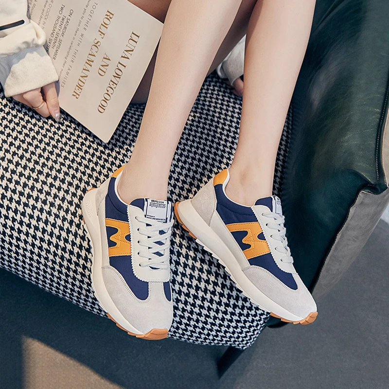 

Chunky Sneakers Women's Shoes Spring 2021 Fashion Women Shoes Casual Sneaker Woman Tennis Female Sneakers Woman Flats Platforms
