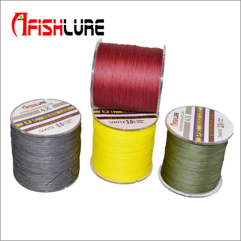500 м ПЭ рыболовная леска 4 нити плетеная прочная аксессуары поводок проволока Tresse