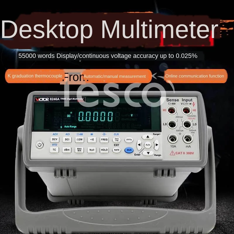 Vc8246a/B Настольный Высокоточный мультиметр Vc8145c цифровые универсальные часы 8155