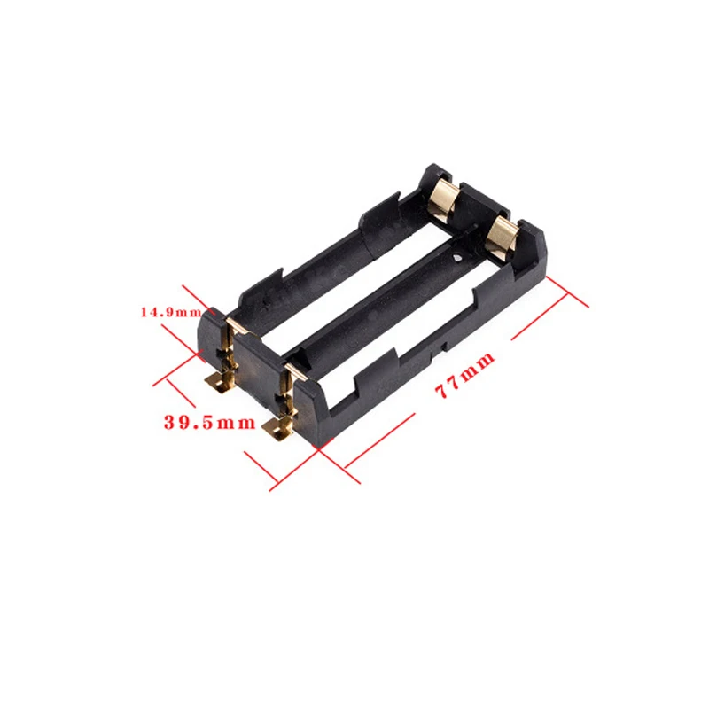 1 Solt 2Solts1865 0 чехол для хранения аккумуляторов SMD SMT 18650 Коробка Держатель