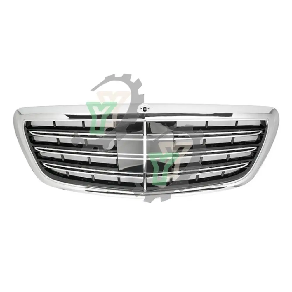 Решетка переднего бампера автомобиля Верхний гоночный гриль для Mercedes-Benz S-Class W222