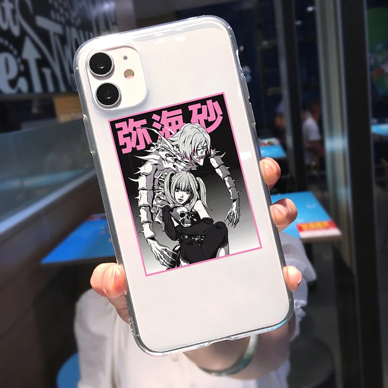 Мягкий прозрачный чехол для телефона Iphone 11 12 13 Pro Max XS MAX 8 7 6 6S Plus X SE20 XR Рем и Миса с