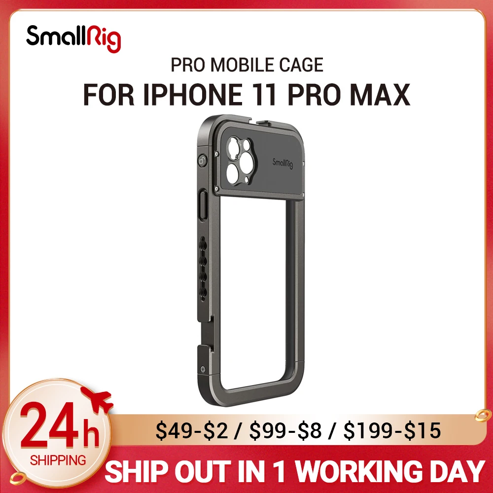 Чехол для мобильный телефон SmallRig iPhone 11 Pro Max карманный защитный чехол с креплением