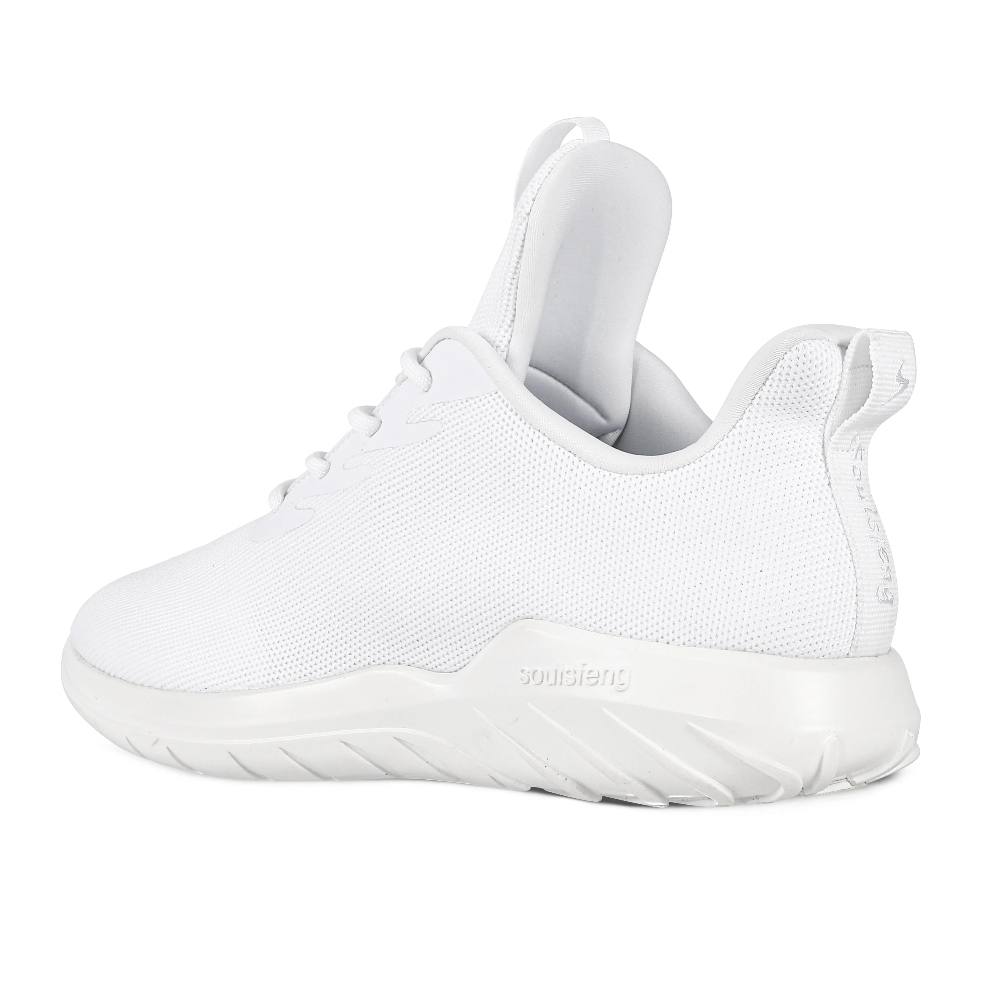 Soulsfeng Pure White Customizable Pattern Men's Sneakers Lightweight Non-slip Graffiti Women's Running Shoes |