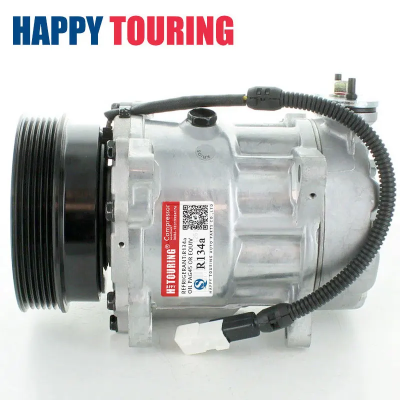 Компрессор переменного тока SD7V16 для PEUGEOT 406 605 607 Citroen C5 XANTIA XM 6453AX 6453GP 6453Z4 71723461 71723460