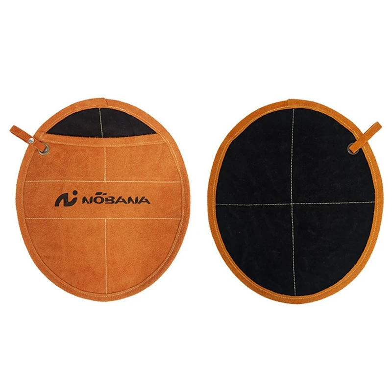 

Outdoor Dual-Use Round BBQ Anti-Scalding Gloves Insulation Pot Mats Camping Portable Barbecue Gloves Oven Baking Gloves