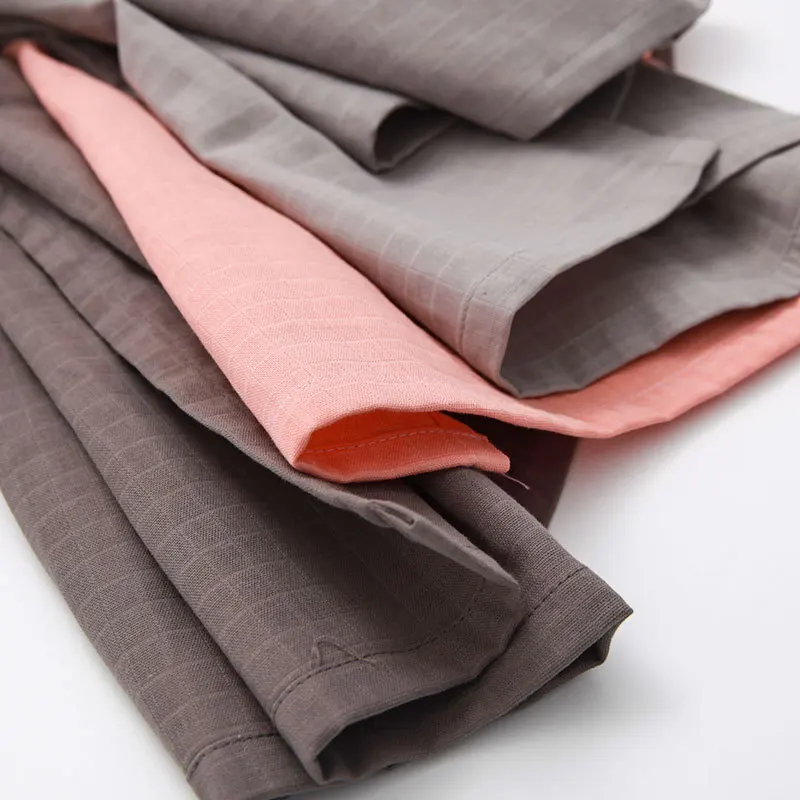 

Japanese Style Autumn Pajamas Sets for Women Solid Plaid Color Casual Homewear Long Cotton Kimono Pyjama Costume spring Fashion