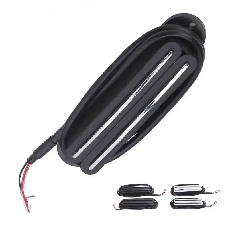 Хамбакер Для электрогитары 11K с двойной направляющей магнитный катушкой 4 цвета -