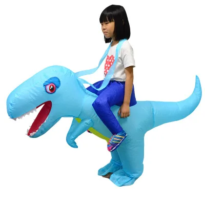 Костюм для езды, 2 размера, надувной динозавр, T-Rex, нарядное платье, Детский костюм на Хэллоуин для взрослых, костюм для вечеринки с драконом, костюм для костюмированной вечеринки с изображением животных - Цвет: 4