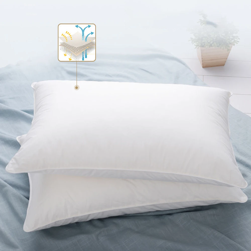 

Подушка, однотонная подушка, подушки с сердечником для отеля, для здорового сна, быстрое восстановление, для дома, спальни, белые постельные ...